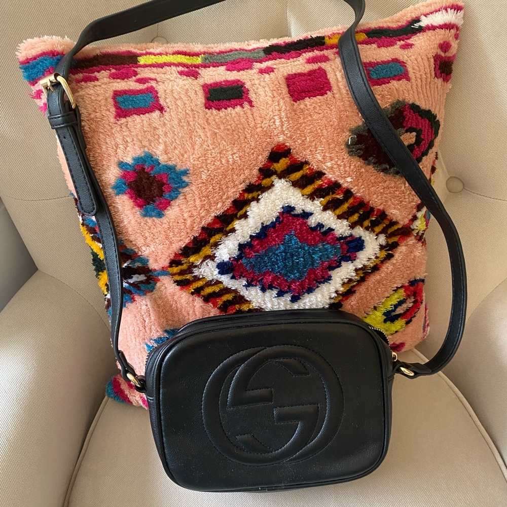 Crossbody black GG bag